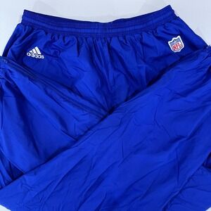 Vintage Adidas Team Y2K 90's NFL Windbreaker Track Pants Size XL Ankle Zipper